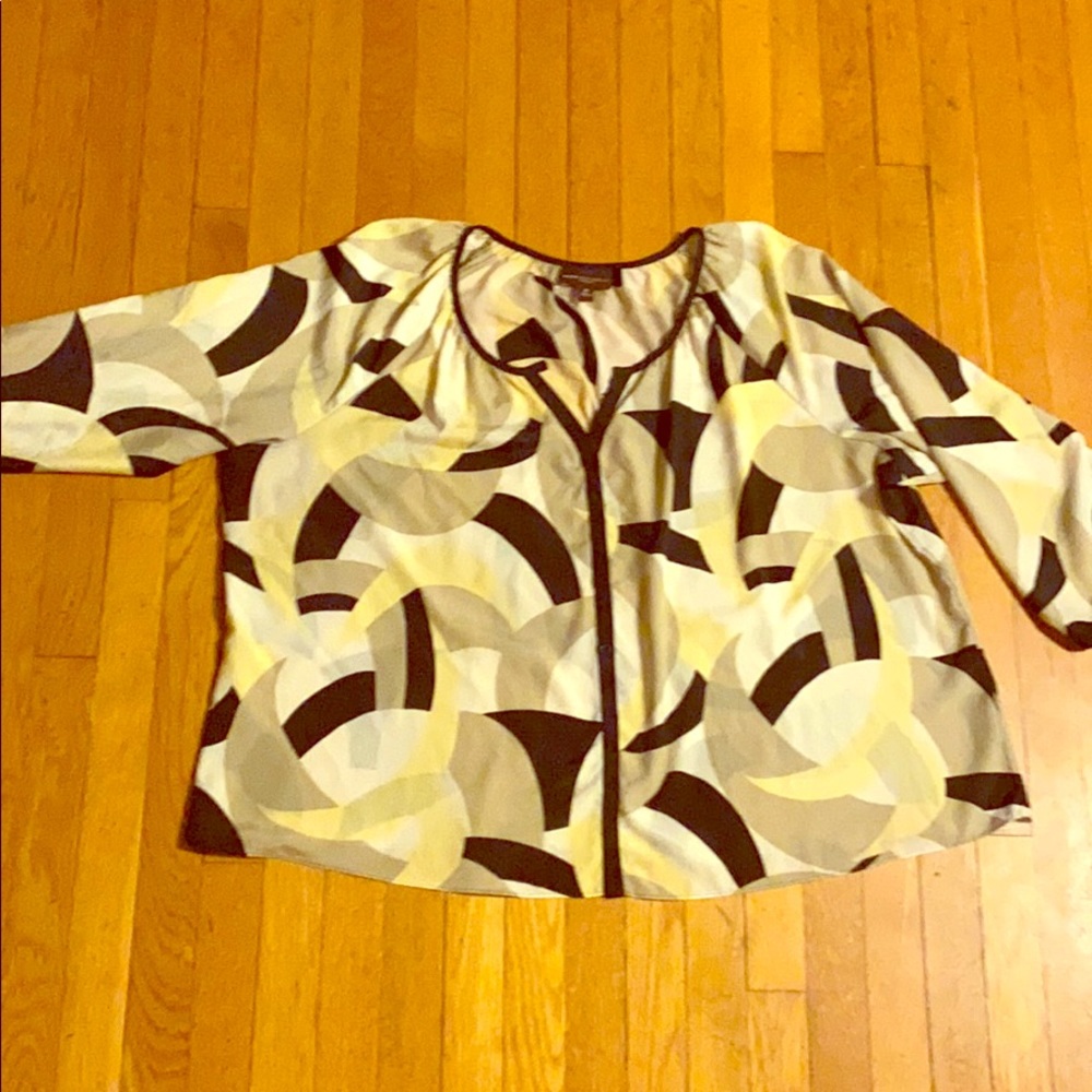 Plus size multicolor blouse